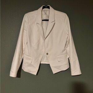White House Black Market White Blazer